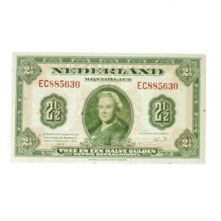 Netherlands - 2½ Gulden Banknote - 1943 - Unc