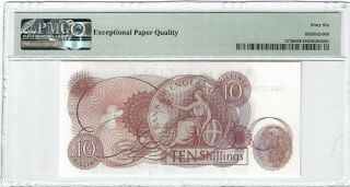 P - 373b 1962 - 66 10 Shillings,  Great Britain,  Bank Of England,  Pmg 66epq Gem,