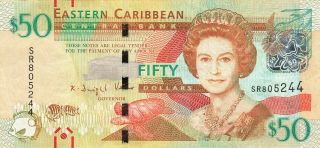 East Caribbean States 50 Dollars 2012 P - 53a
