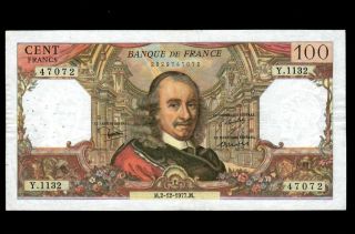 France 100 Francs 1977 P - 149 Ef