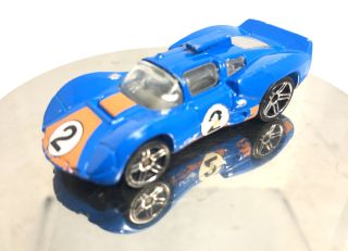 2007 Hot Wheels Chaparral 2d Blue W/ Pr5 Mystery Car
