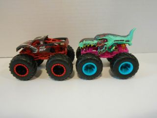 1/64 Hot Wheels Monster Trucks " Zombie Wrex " & " Finn Balor "