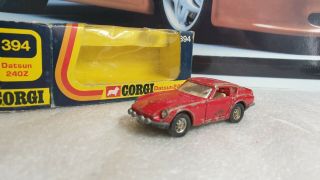 Corgi Toys - Datsun 240z - Rally Car - 1/36 Scale Model Car - 374