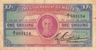 Malta 1 Shilling 1943 P - 16