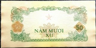 1963 Vietnam (50) Nam Muoi Xu Banknote V.  Rare Unc (, 1 B.  Note) D8698