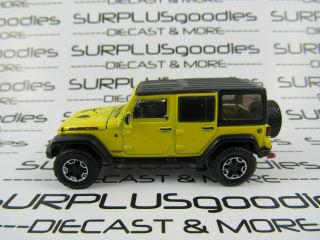 Greenlight 1:64 Loose Yellow 2015 Jeep Wrangler Unlimited Rubicon Hard Rock