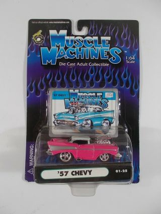 Muscle Machines 1/64 ’57 Chevy 01 - 25