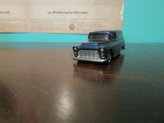 Hot Wheels 2006 First Edition 55 Chevy Delivery With Motorcycle Loose Unpainted 3