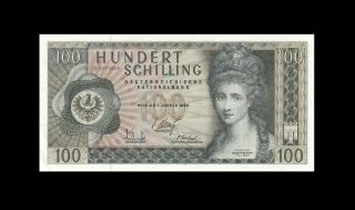 2.  1.  1969 Austria 100 Schilling " Z " ( (aunc))