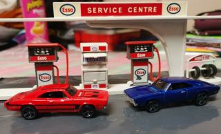 Hot Wheels Dodge Charger 500 Red And Blue Both See Pictures Combined Post
