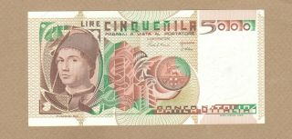 Italy: 5000 Lire Banknote,  (au/unc),  P - 105b,  01.  07.  1980,