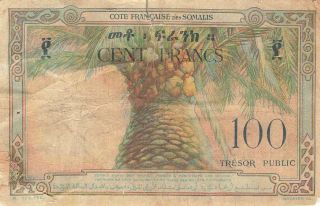 Djibouti 100 Francs 1952 P - 26 2