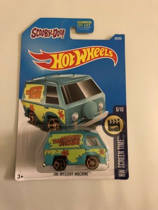 2016 Hot Wheels Scooby - Doo The Mystery Machine Green Hw Screen Time 28