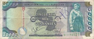 Paraguay 50000 Guaranies 1997 (banco Central De Paraguay)