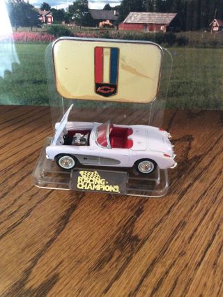 Racing Champions 1/64 ‘57 Chevy Corvette Convertible W/ Display Stand