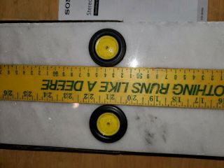 John Deere Toy Tractor Wheels 1/16 Scale