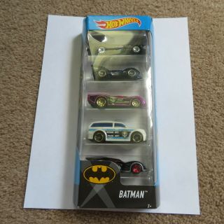 Hot Wheels 5 Pack Batman With Joker - 2016