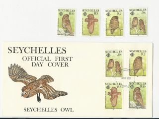 Seychelles 1985 Official Fdc & Mnh Set Scott 
