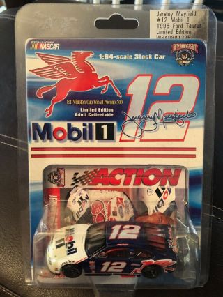 Action 1:64 Scale Die - Cast 12 Jeremy Mayfield 1998 Mobil Ford Taurus