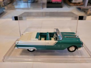 Newray 1955 Pontiac Starchief Conv.  1:43 Die - Cast Metal W/display Case
