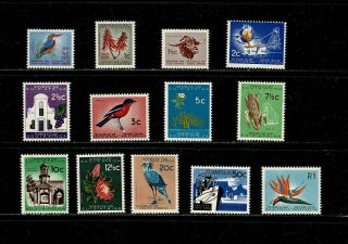 Df186 South Africa 1961 Definitive Issue Mnh