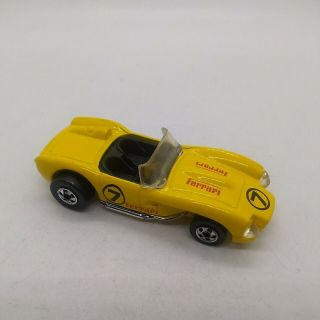 1990 Hot Wheels Blackwell Ferrari 250 Convertible 7 Yellow Malaysia