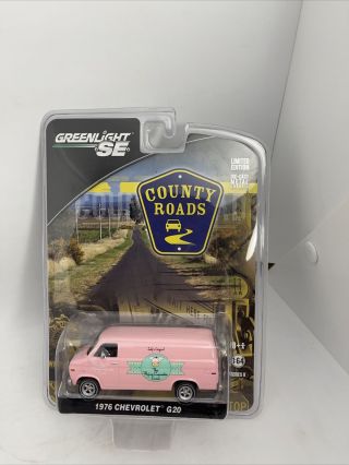 Greenlight County Roads Series 8 1/64th Scale Model 1976 Chevrolet G20