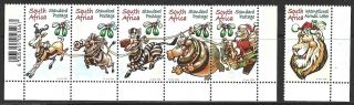 South Africa 2006 Christmas Jingle Bells Complete Mnh Set Of 6 Sc 1365 A - F 0913