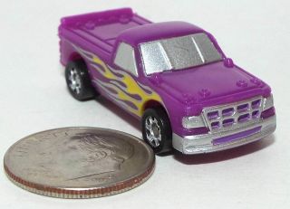 Small Mini Hot Wheels Race Truck In Purple