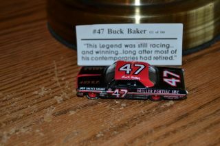 Racing Collectibles Nascar Legend Series 47 Buck Baker - Rubber Tires