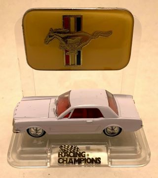 Racing Champions 1965 Ford Mustang W/display Stand - 1997 - Loose