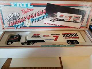 Ertl Racing Replicas Transporters Past & Present Alan Kulwicki 7 Zerex Ltd.  Ed.