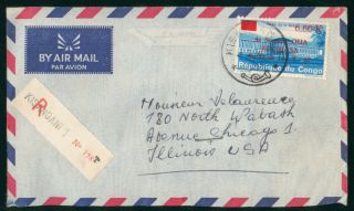 Mayfairstamps Congo Kisangani To Us Registered Airmail Cover Wwp4505