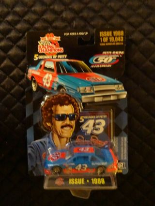 Racing Champions 5 Decades Of Petty 50th Anniversary Nascar Diecast Issue 1988