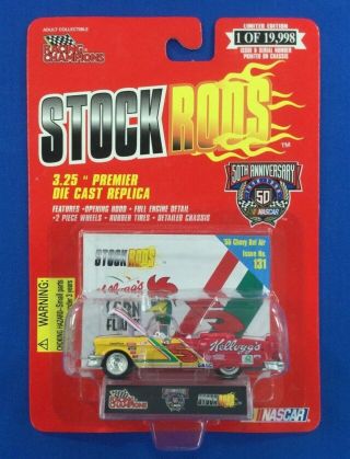 1998 Racing Champions Stock Rods 1:64 Die Cast 5 Kelloggs 1955 Chevy Bel Air