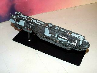 Halo Fleet Battles Unsc Punic Supercarrier,  Covenant Cpv Miniature (resin Copies)