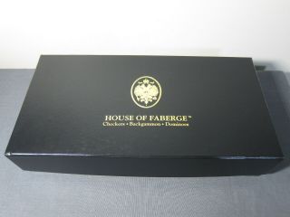 House Of Faberge By Franklin Checkers Backgammon Dominoes