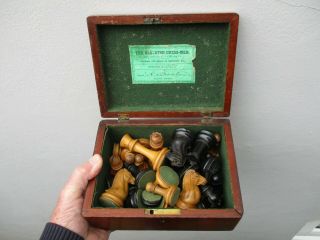 A Victorian Staunton Chess Set By Jaques London C1870