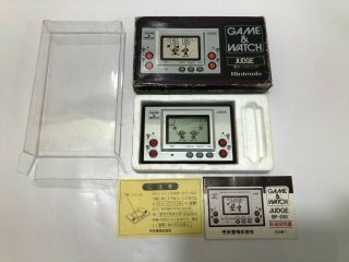 Nintendo Game And & Watch Judge Very Rare Boxed
