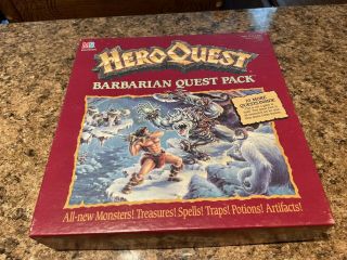 Heroquest Barbarian & Elf Quest Pack