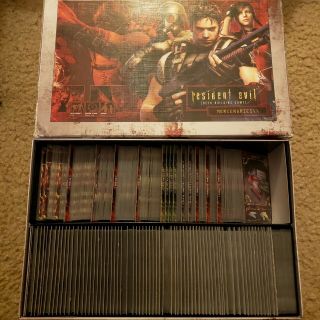 Resident Evil Deck Building Game,  All Expansions Sleeved And Ready To Play.  Dbg