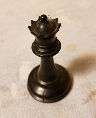 vintage jaques of London chess set - 1894 - mahogany felt - lined box - 4