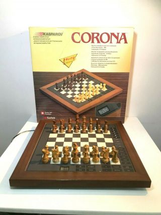 Very Rare Saitek Corona Kasparov Chess Computer