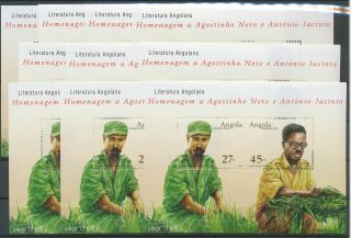 [p889] Angola 2003 Litterature Good Sheets Very Fine Mnh (10x)