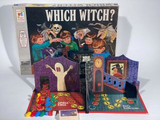 Vintage 1970 Milton Bradley Which Witch Board Game 99 Complete