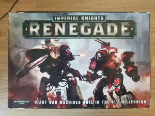 Warhammer 40,  000: Imperial Knights Renegade Boxed Set - Rare Oop
