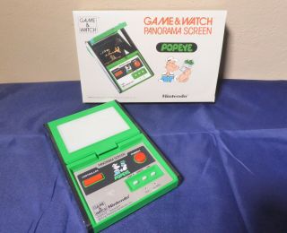 Nintendo Game And Watch Popeye Panorama Screen Japan 80´s Fully Worked