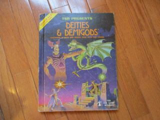 Ad&d D&d Deities & Demigods 144 Pages With Cthluthu And Melnibone 3rd Printing