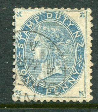 Zealand.  1882 1d Blue