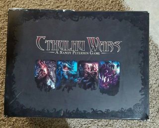 Cthulhu Wars Board Game W/great Old Ones Expansion Core Complete